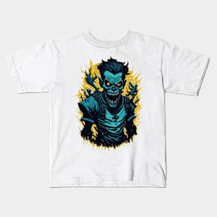 Ferocious Undead - Aggressive Zombie Kids T-Shirt